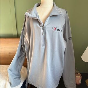 The North Face Men’s Mountain Peaks 1/4-Zip Fleece Gray